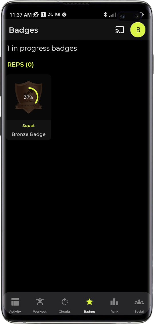 Merlin App Screen Badges