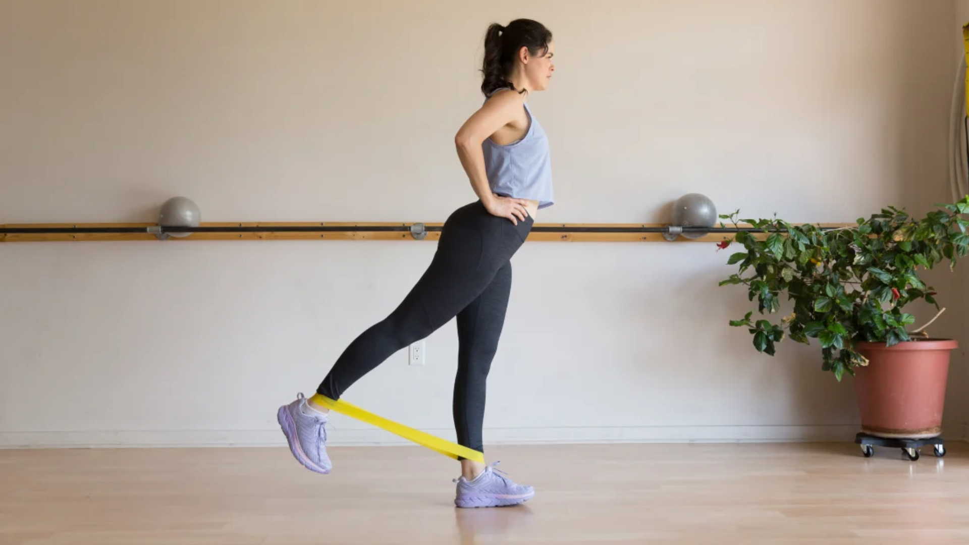 Standing Hip Flexion Exercise for Strength and Flexibility