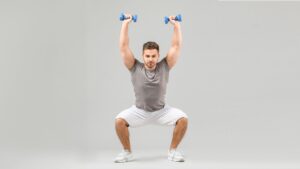 Dumbbell Squat Press